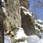 Sandstone rock outcroppings